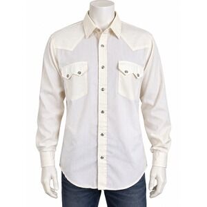 Vintage 70s Dee Cee Men's Western Pearl Snap Shirt 15.5-35 M Made USA